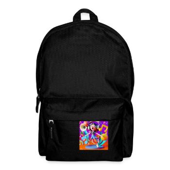 LUSTIGE MUSIK 012 - Rucksack - Schwarz - Vorne