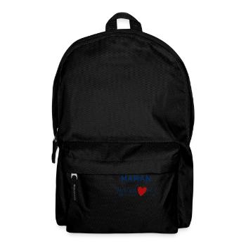 maman je t'adore - Sac à dos - noir - Devant