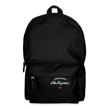 Jamais sans mes copines - Sac à dos - noir - Devant
