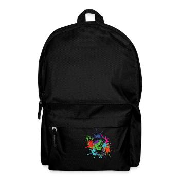 Tête de lion - Sac à dos - noir - Devant