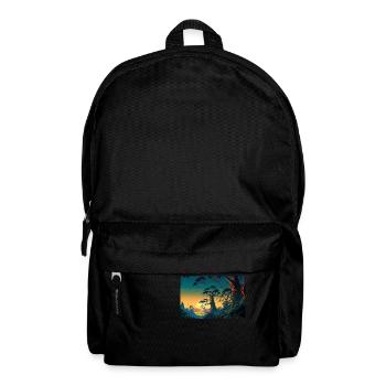 Verzauberte Natur - Rucksack - Schwarz - Vorne