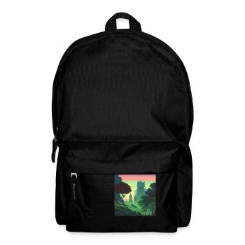 Enchanted nature - Backpack - black - Front