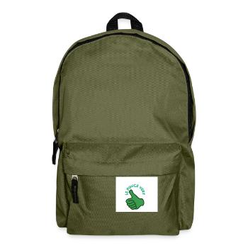 LE POUCE VERT 1 - Sac à dos - vert olive - Devant