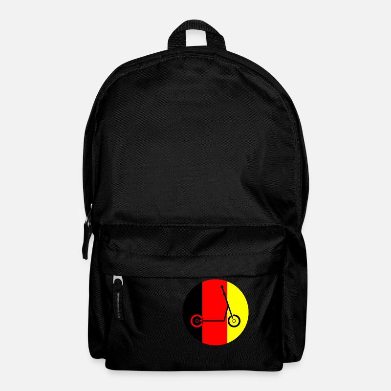 E-Scooter E-Roller Scooter - Rucksack - Schwarz