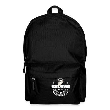 Der beste Freund ein Seidenhuhn Seidenhühner - Rucksack - Schwarz - Vorne