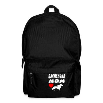 Dackel - Rucksack - Schwarz - Vorne
