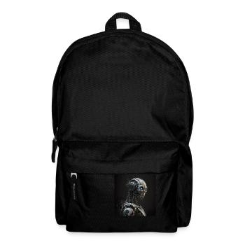 Blauäugiger Cyborg-Roboter - Rucksack - Schwarz - Vorne