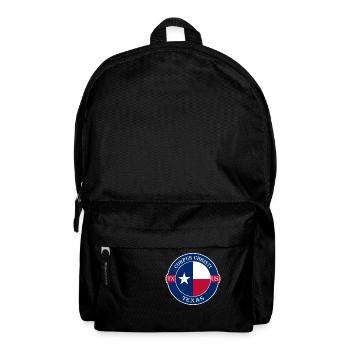 Corpus Christi Texas Flagge USA Souvenir Abzeichen - Rucksack - Schwarz - Vorne