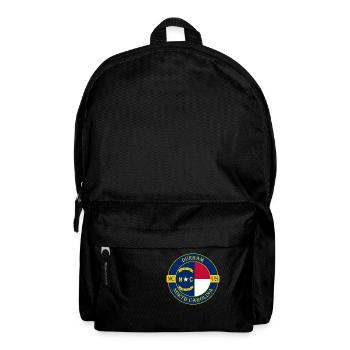 Durham North Carolina Flag USA Souvenir Badge - Sac à dos - noir - Devant