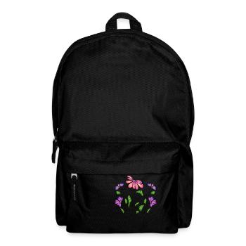 Flowers - Backpack - black - Front