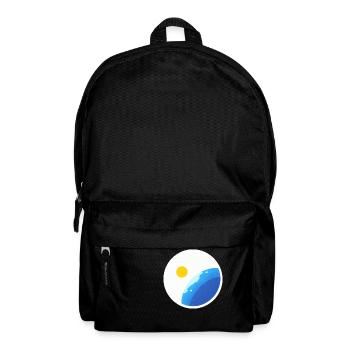Süße Cartoon Darstellung des Planeten Erde 5 - Rucksack - Schwarz - Vorne