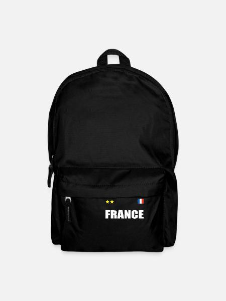 Maillot De Foot France Avec Coeur - Sac à dos - noir