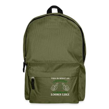 Awesome Gardener - Rucksack - Olivgrün - Vorne