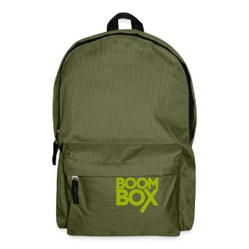 Electronic music boombox gift - Backpack - olive green - Front