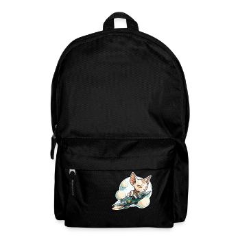 Le chat Sphinx monte sur une fusée - Sac à dos - noir - Devant