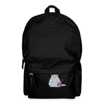 Dodi le chat qui tricote - Sac à dos - noir - Devant