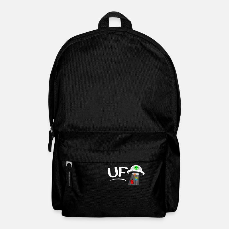 UFO 🖤💙 und Universum - Rucksack - Schwarz