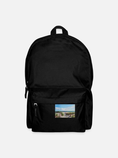 Ocean View: The Beauty of the Sea and it's ways - Backpack - black