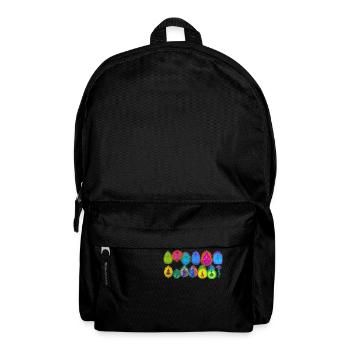 7 Chakra Design: Balance Your Energy and Transform - Backpack - black - Front