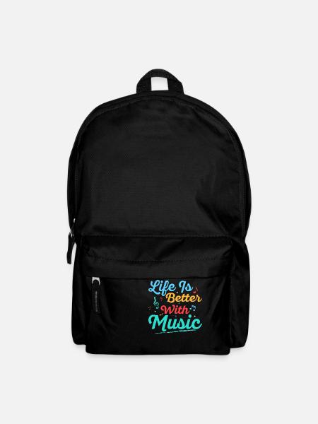 Life Is Better With Music School Music Teacher - Rucksack - Schwarz