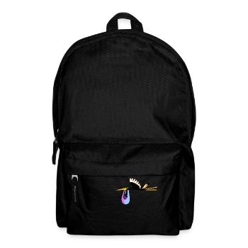 La cigogne noire - Sac à dos - noir - Devant