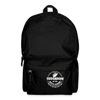 Der beste Freund ein Seidenhuhn Seidenhühner - Rucksack - Schwarz - Vorne