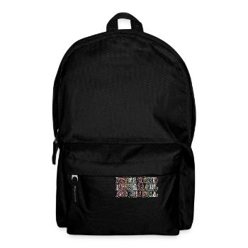 Idée cadeau golfduvet drôle joyeux golfeur geek - Sac à dos - noir - Devant