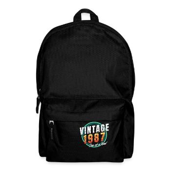 Vintage 1987 Hemd für Herren Frauen 36 Jahre alt 36. - Rucksack - Schwarz - Vorne