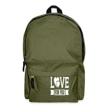 Love For You - Rucksack - Olivgrün - Vorne