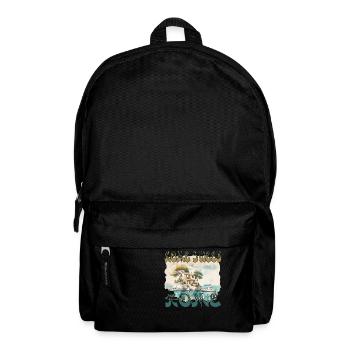 Home sweet Home - mein Haus mein Boot meine Insel - Rucksack - Schwarz - Vorne