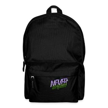 bday birthday colors art space travel astrology - Backpack - black - Front