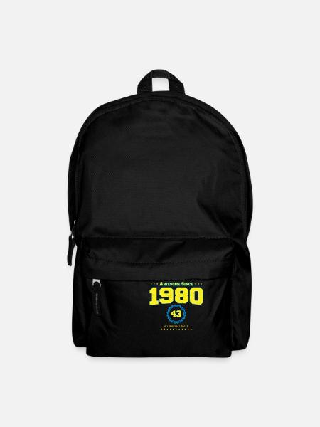 Awesome 1980 Shirt für Männer Frauen 43 Jahre alt 43. - Rucksack - Schwarz