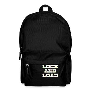 Lock N Load Paint Splatter1 - Rucksack - Schwarz - Vorne