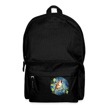 Bunter Vogel - Rucksack - Schwarz - Vorne