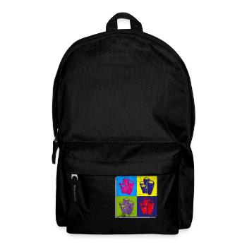 Gods Wisdom, récifs coralliens, emploi, océan, - Sac à dos - noir - Devant