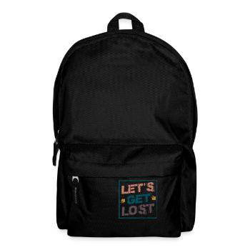 Let´s get Lost - Rucksack - Schwarz - Vorne