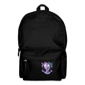 Lisa la femme violette - Sac à dos - noir - Devant
