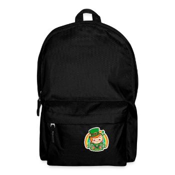 Saint Patrick's Day Holiday Sticker - Backpack - black - Front