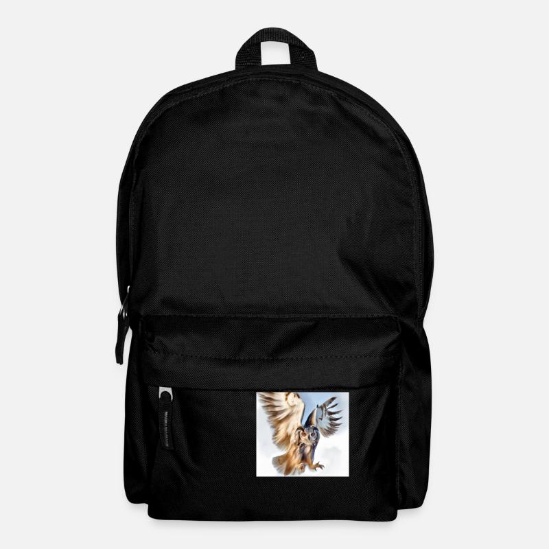 Majestätische Eule - Rucksack - Schwarz