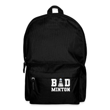 Badminton Player Sport Badminton I Gift - Backpack - black - Front