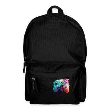 Neon Gaming Controller / Kontroller - Rucksack - Schwarz - Vorne