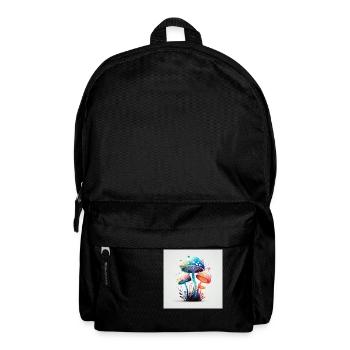 mushrooms 1 - Rucksack - Schwarz - Vorne