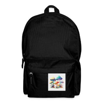 Mushrooms 2 - Rucksack - Schwarz - Vorne