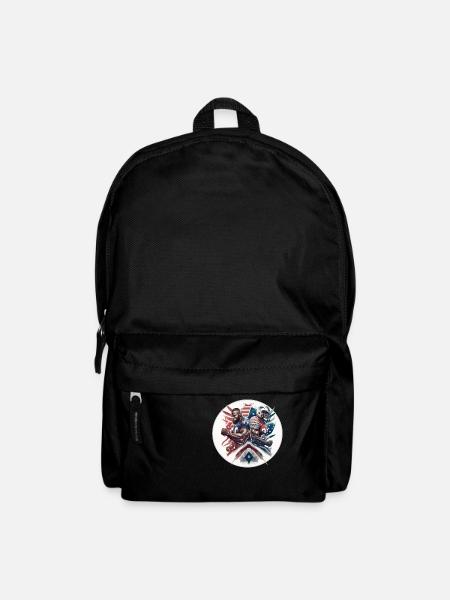 American Football - Spieler - Logo - Touchdown - Rucksack - Schwarz