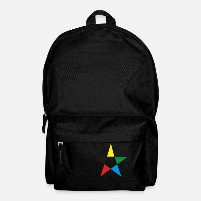 etoile 5 couleurs - Sac à dos - noir