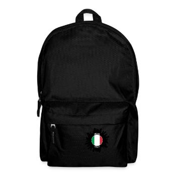 Milan Skyline Italie Flag Souvenir de voyage - Sac à dos - noir - Devant