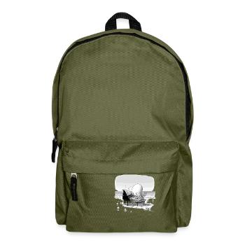 Cali la pieuvre pianiste - Sac à dos - vert olive - Devant