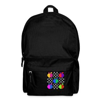 Apfel - Rucksack - Schwarz - Vorne