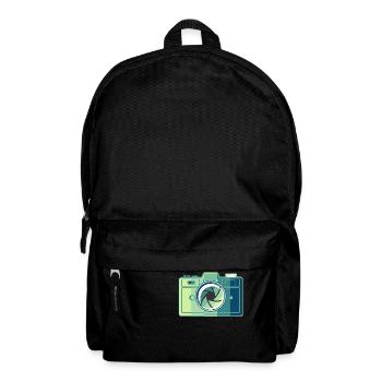 Caméra à film rétro - Sac à dos - noir - Devant