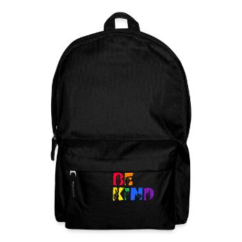 Be Kind Deaf Pride - Rucksack - Schwarz - Vorne